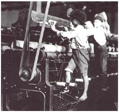 children in the factory