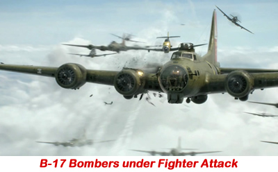b-17s and fighters